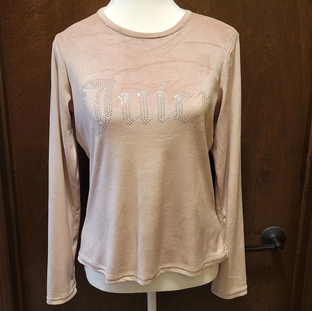 Juicy Couture Pink Rhinestone Long Sleeve